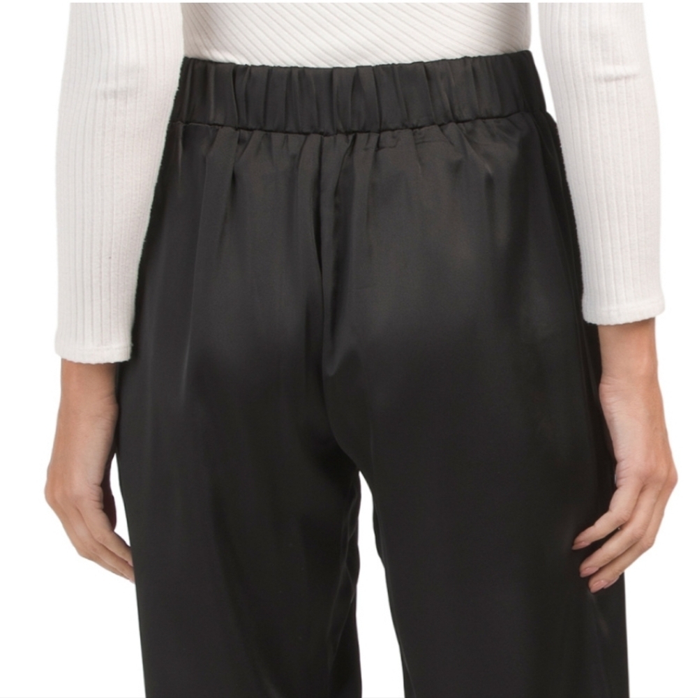 Rachel Zoe Satin Wide Leg Pants - Picture 4 of 5